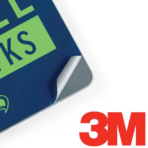 NFL Seattle Seahawks Blue Performance Series Galaxy Book 12in Skin